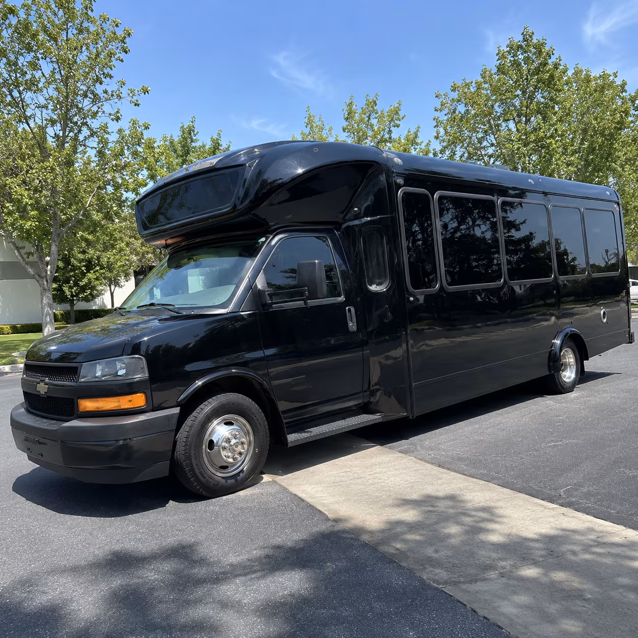 leander 15 passenger party bus