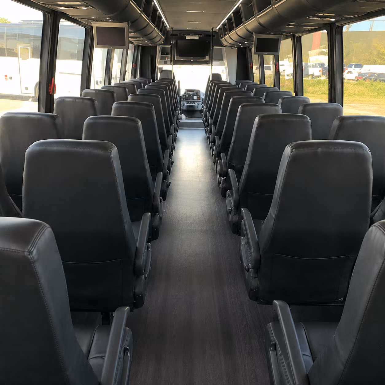 leander 30 passenger minibus interior
