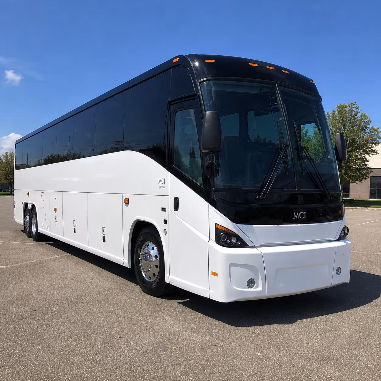 leander 45 passenger charter bus