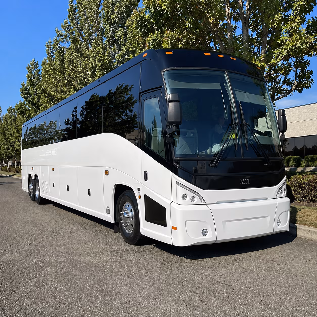 leander 50 passenger charter bus