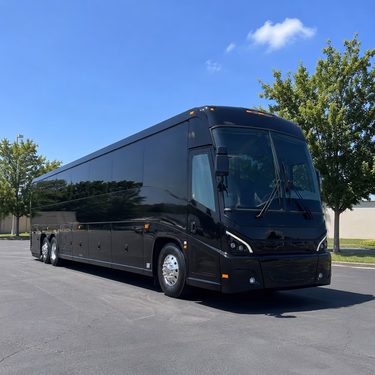 leander 56 passenger charter bus