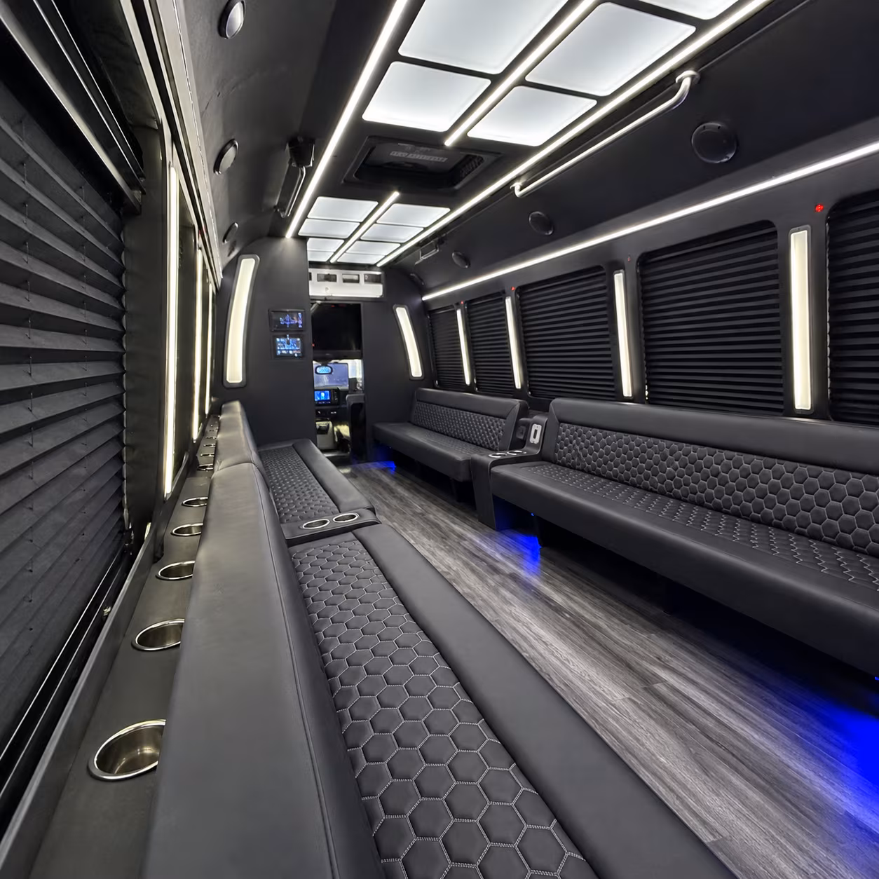 leander party bus interior