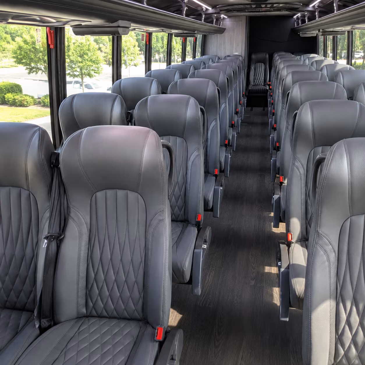 minibuses for leander rehearsal dinners and day before events