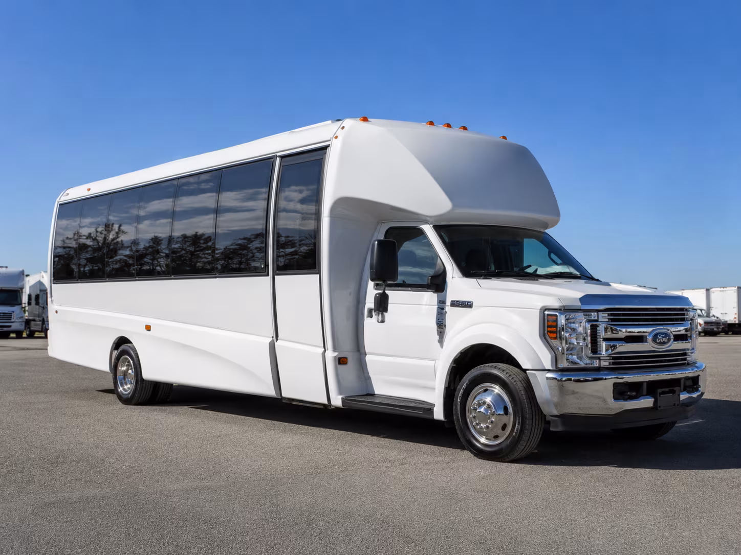 minibuses for multi day conference shuttle runs across the leander corridor