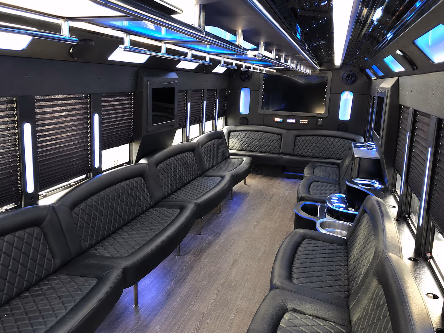party buses for leander wedding parties and bridal groups